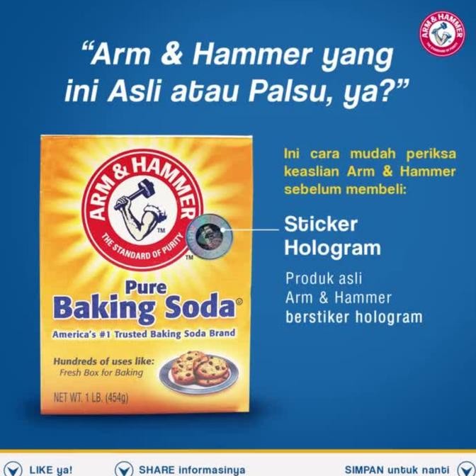 

Arm Hammer Baking Soda 2,267 Original Dan Terpercaya