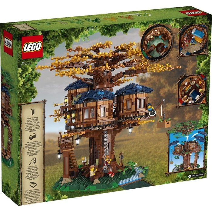LEGO Original IDEAS 21318 Tree House - Mainan Anak Edukasi Rumah Pohon