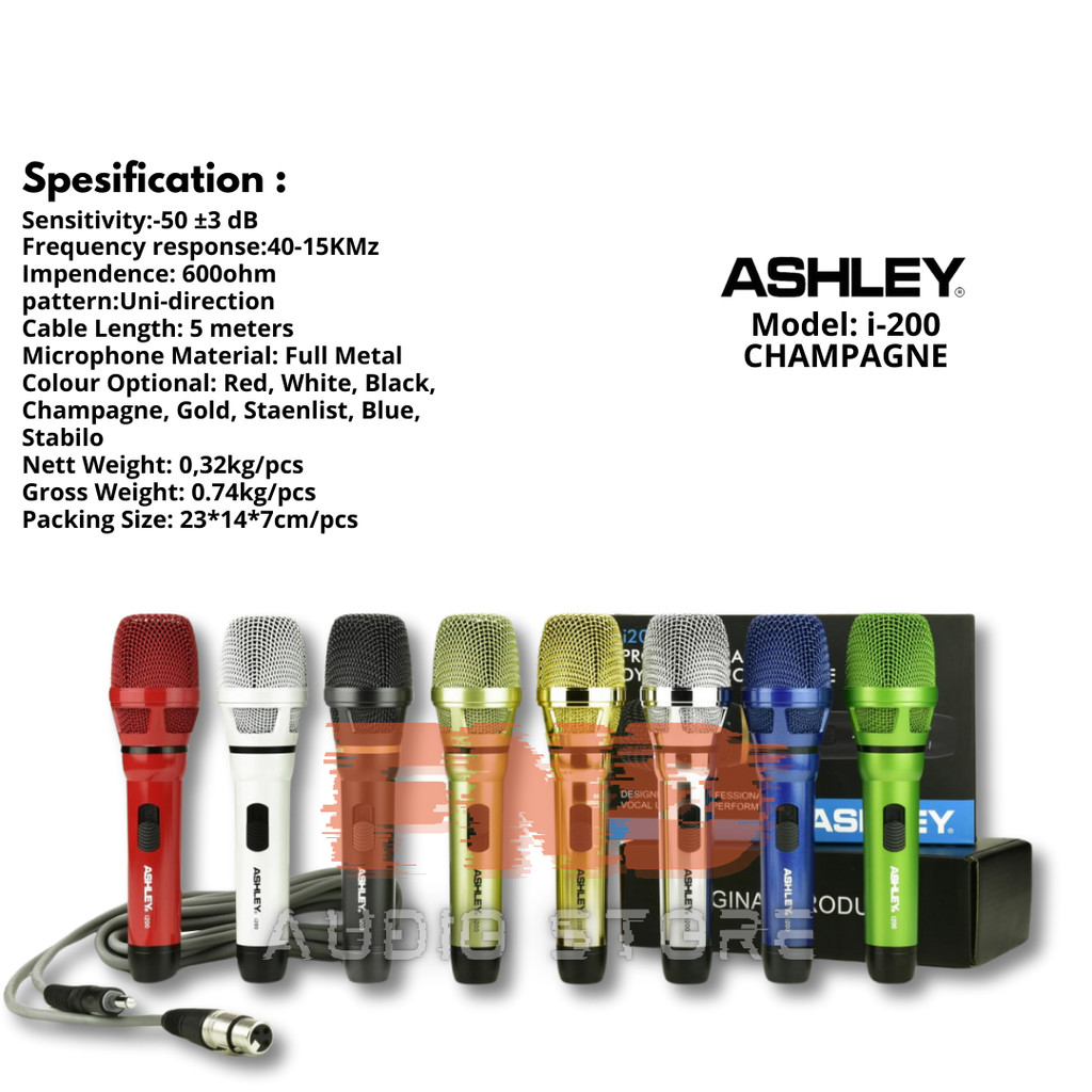 ORIGINAL ASHLEY MIC ASHLEY I200
