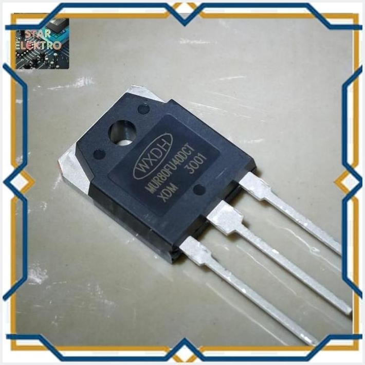 [STA55] MUR80FU40DCT TO-3P WXDH MUR8040 MUR 8040 DCT 80FU40 80A 400V DIODA LAS