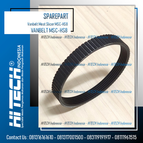 Van Belt Meat Slicer MSC-HS8 Vanbelt Mesin Iris Daging MS220
