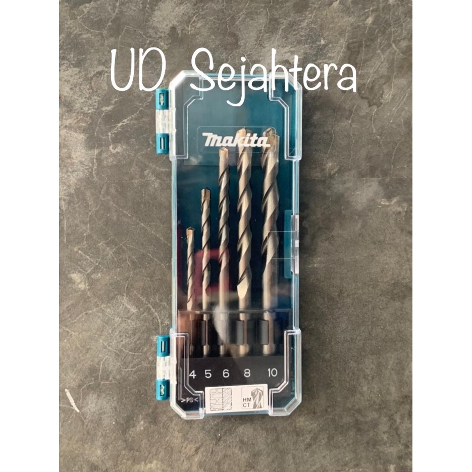 Mata Bor Beton Masonry MAKITA Set 5 Pcs Original
