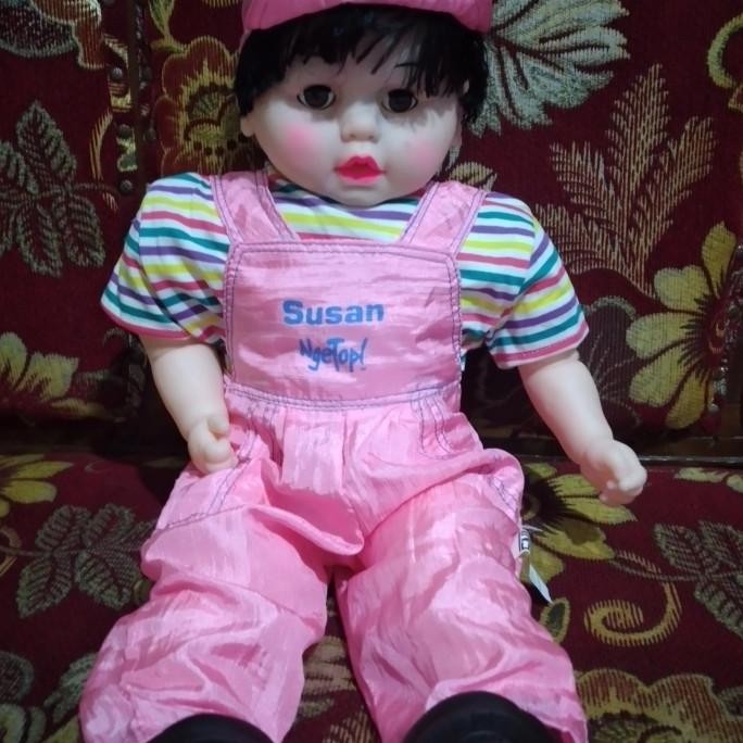 Mainan Boneka Susan Cantik Ukuran Jumbo Besar Tinggi 60 cm