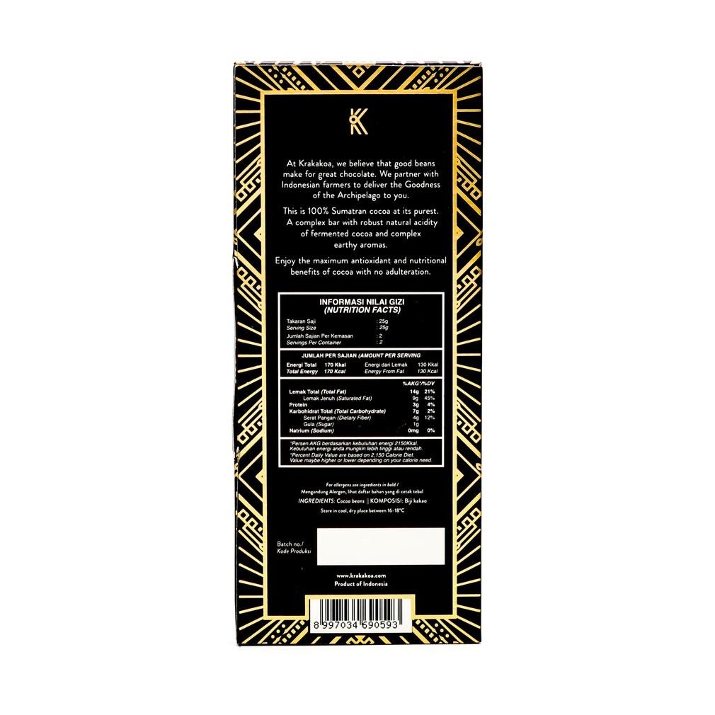 

CR - Krakakoa Arenga 100% Dark Chocolate TERLARIS