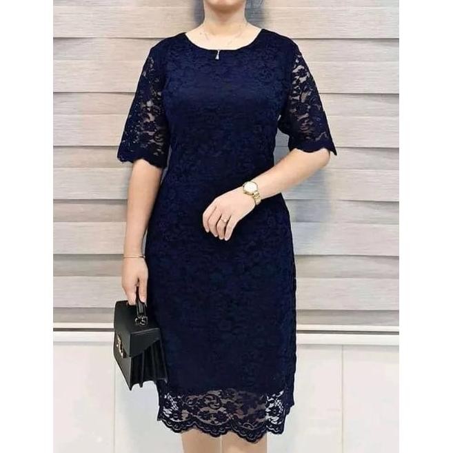 CR - Dress Batik Pendek Natal Couple Pasangan Modern 2023/Dress Pendek Korean Style/Dress Modern TER