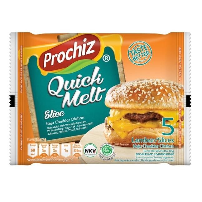 

Keju Prochiz Qui Melt Slice Isi 5 Slices