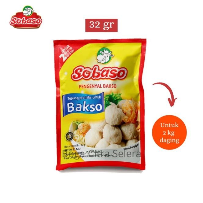 

Sobaso Tepung Pengenyal Bakso 32Gr (1 Dus) Terlaris