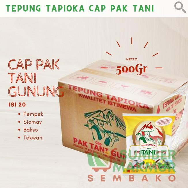 

Sagu Dus Cap Pak Tani Gunung Isi 20 X 500Gr Terlaris