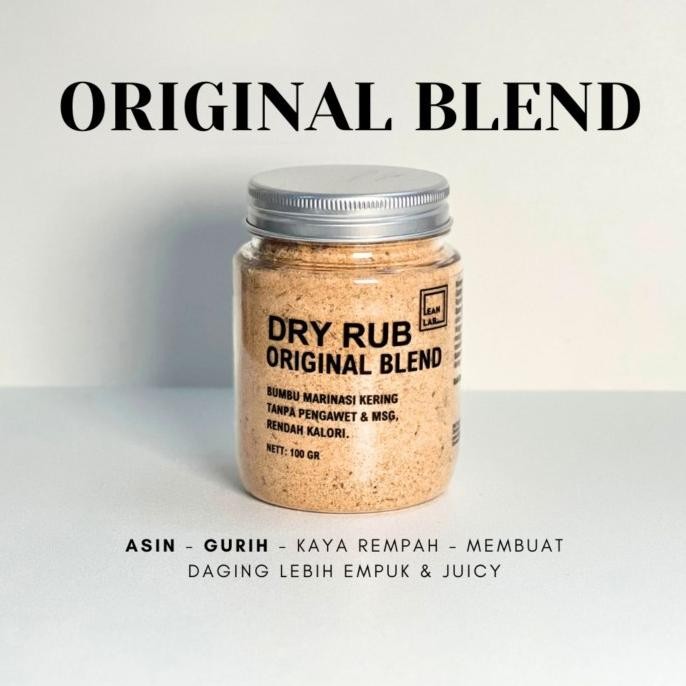 

Bumbu Masak Dry Rub Bundle Leanlab 100g x2 (Original/Cajun) - Cocok untuk Daging Ayam, Sapi, Ikan, dan Tempe - Bawang, Masakan ES77