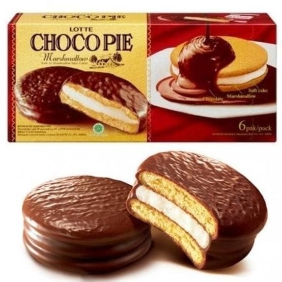 

Lotte Chocopie Marshmallow Isi 6 - Coklat Korea