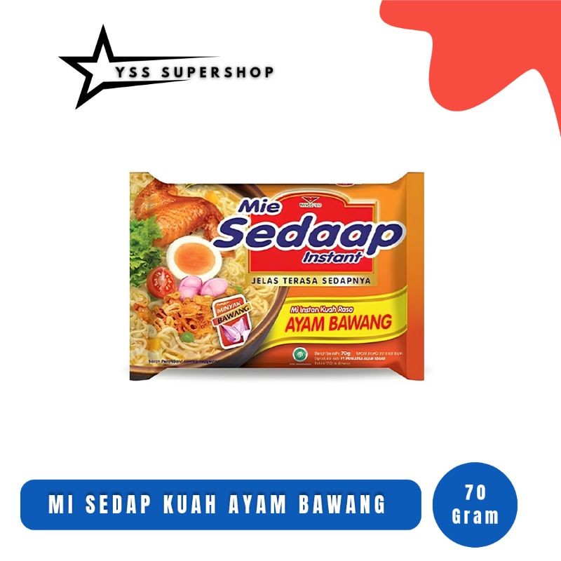 

MI SEDAP KUAH AYAM BAWANG 1 PCS