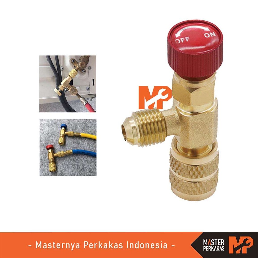 MP Valve Charging Adapter R410 R22 AI49 / Adaptor  Premium Kran Refrigerant Freon AC / Refrigeran Ac
