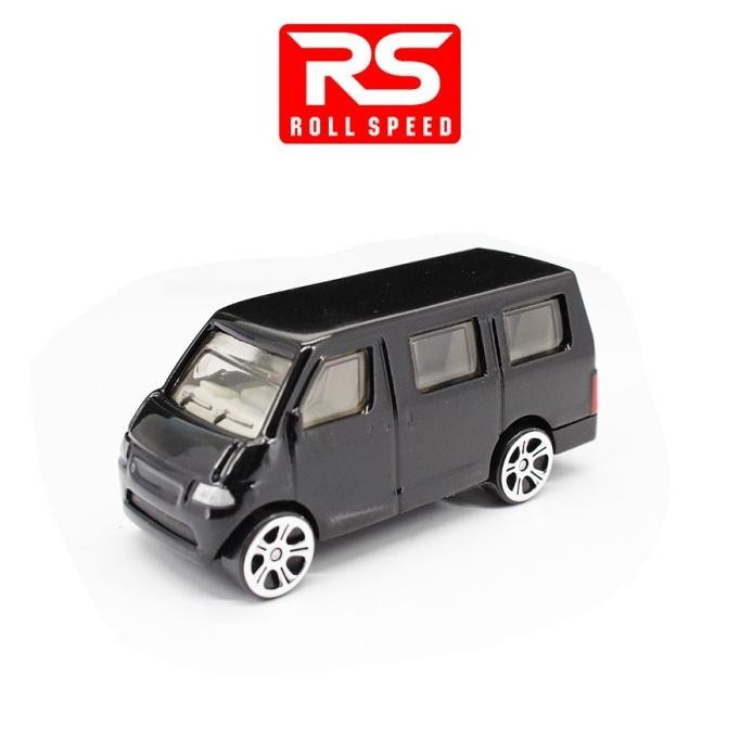 Diecast Metal 1:64 RS Roll Speed MPV Hitam