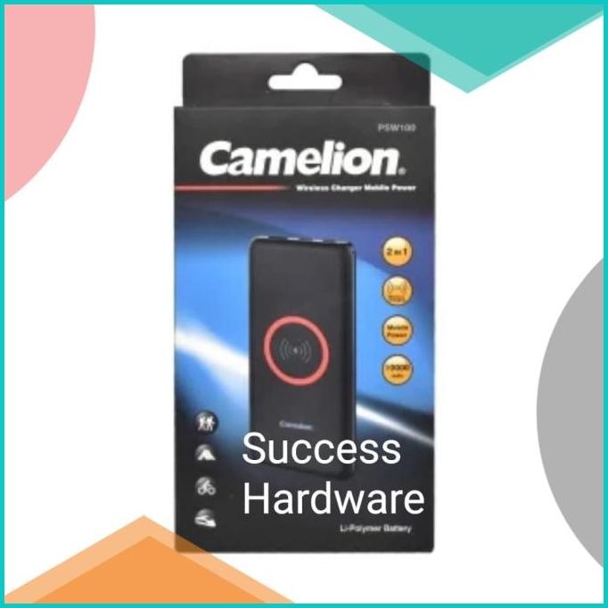 CAMELION POWERBANK 10000MAH W/ WIRELESS PSW100 - POWER BANK CHARGING