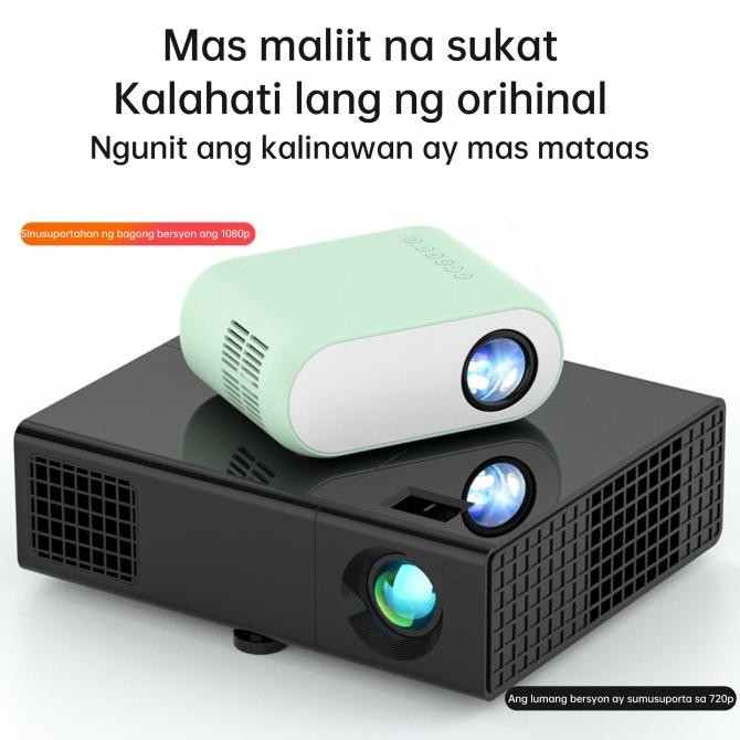 Qiaolet proyektor mini portable proyektor miniMendukung koneksi HP