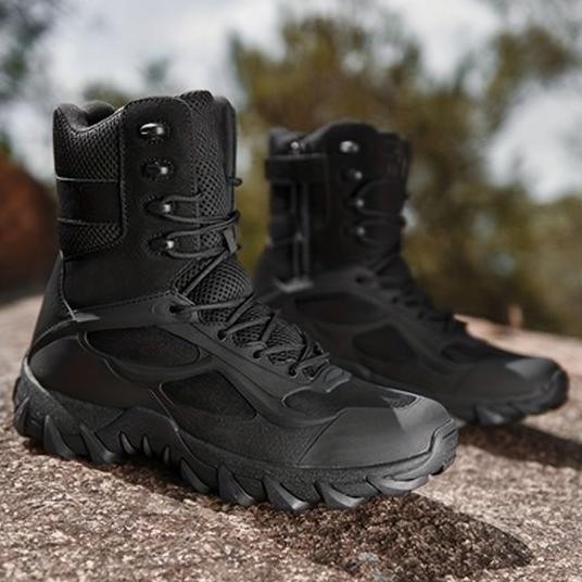 Sepatu Polisi Pdl Pdh Satpam Satpol Pp Boots Pria Tni Polri Tactical Military Gurun Combet High Low 