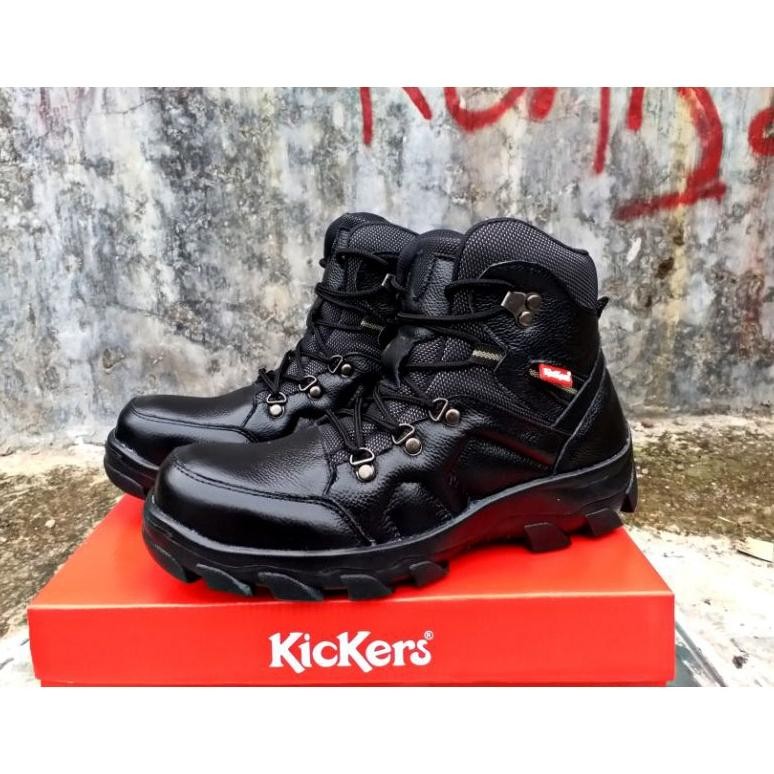 Sepatu Polisi Pdl Pdh Satpam Satpol Pp Safety Pria Ujung Besi Berbahan Kulit Asli 3944 Pria Keren
