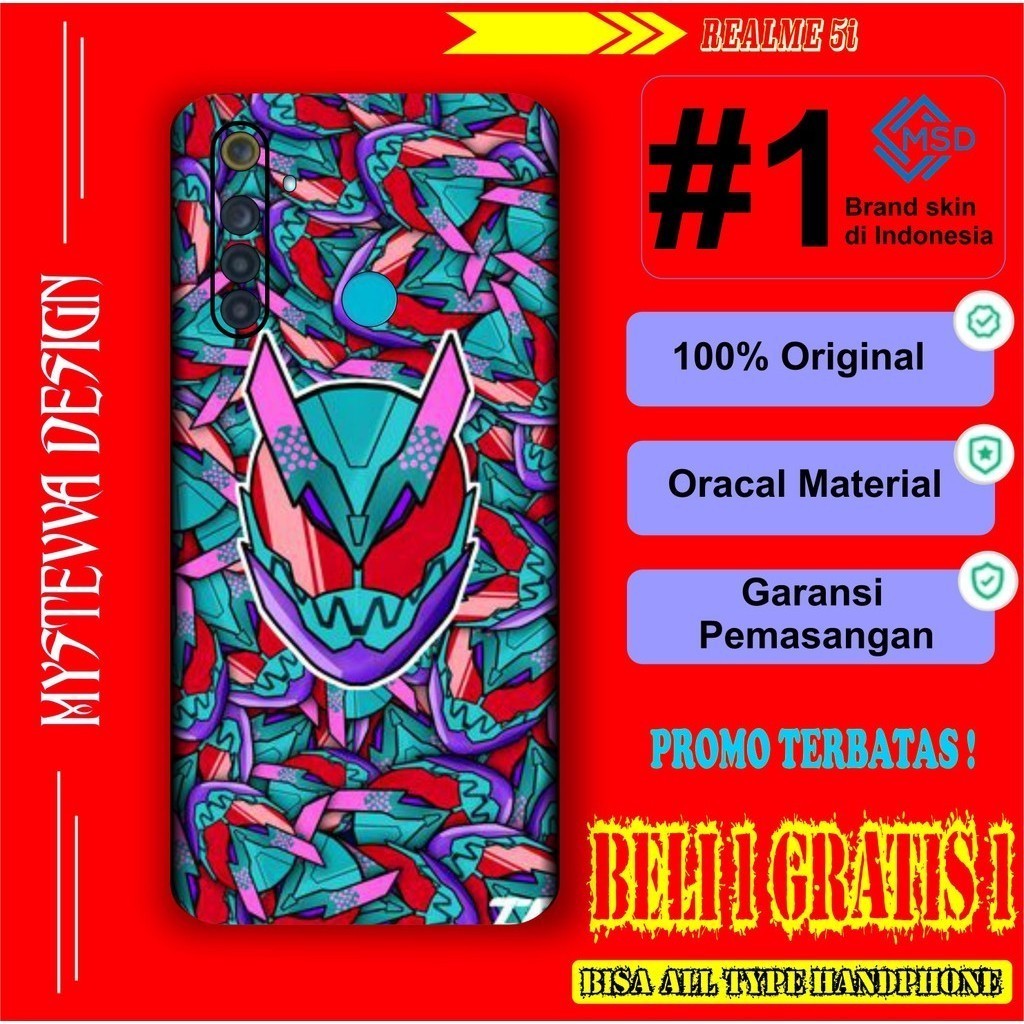 

Wrap* Realme 5i Wrap Skin Stiker Garksin CUSTOM Gratis (2pcs)