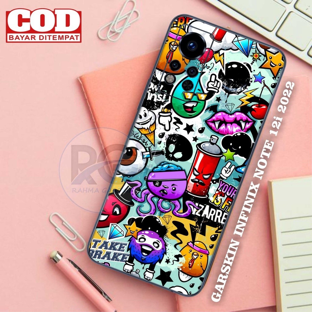 

Wrap* Infinix Note 12i 2022 Wrap Skin Stiker Garksin CUSTOM Gratis (2pcs)