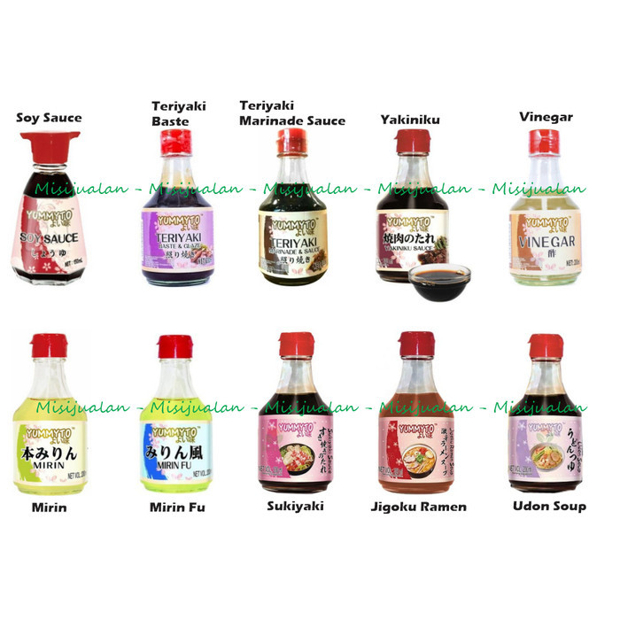 

Shoopmall - Yummyto Sauce Soy Teriyaki Vinegar Yakiniku Mirin Sukiyaki Ramen Udon