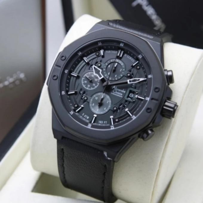 JAM TANGAN PRIA ALEXANDRE CHRISTIE AC6597 AC 6597 6597 BLACK ORIGINA