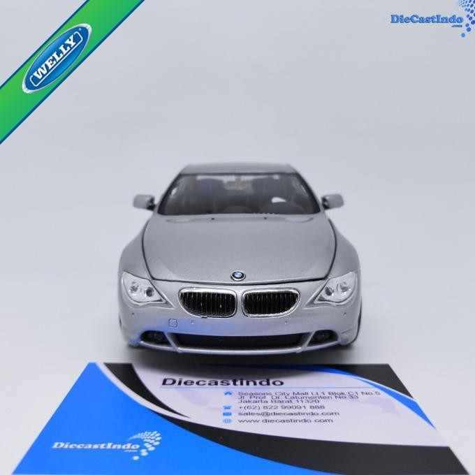 Welly Nex BMW 645Ci Silver Skala 1:24