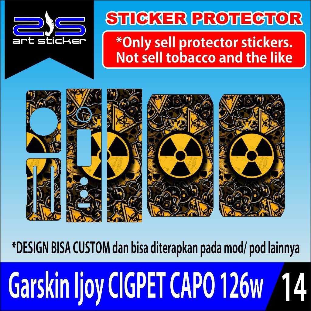 

Wrap* Stiker Cap0 Suicide Uv Varnish Printing Wrap Skin Garksin CUSTOM Gratis (2pcs)