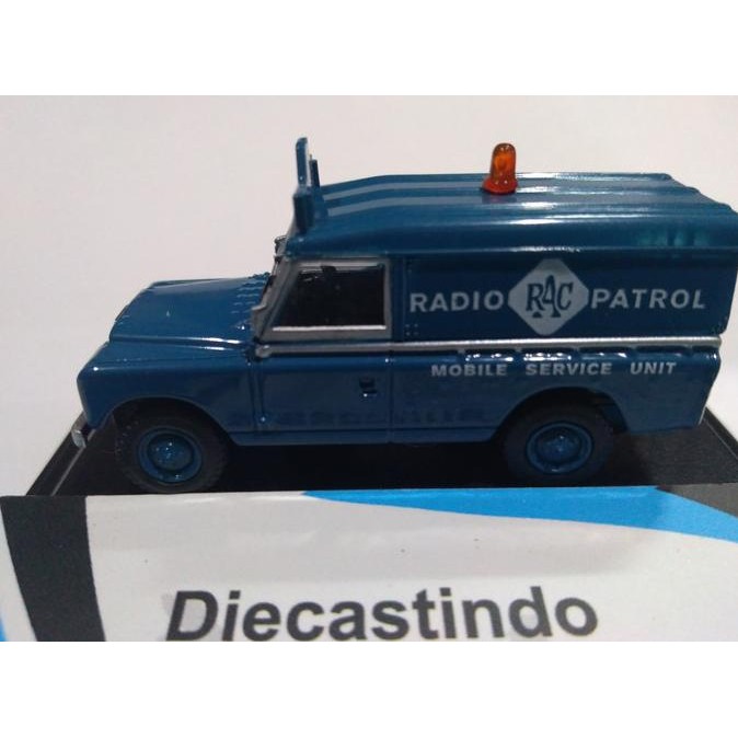 Oxford Diecast Land Rover Series II LWB Hard Top RAC Skala 1:76