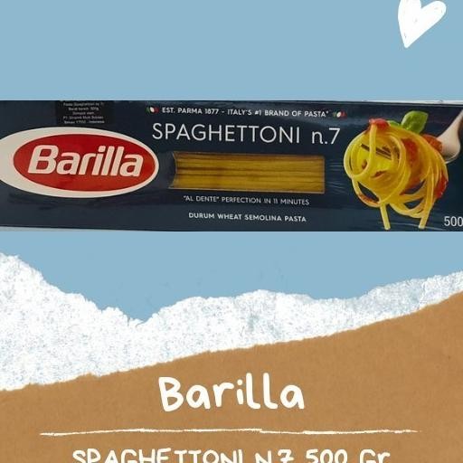 

Pasta Spaghetti Barilla No. 7 500 Gr / Spageti / Spagheti