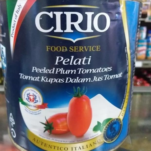 

Cirio Tomato Peeled 2.5Kg Pelati Tomat Kupas Dalam Jus Tomat