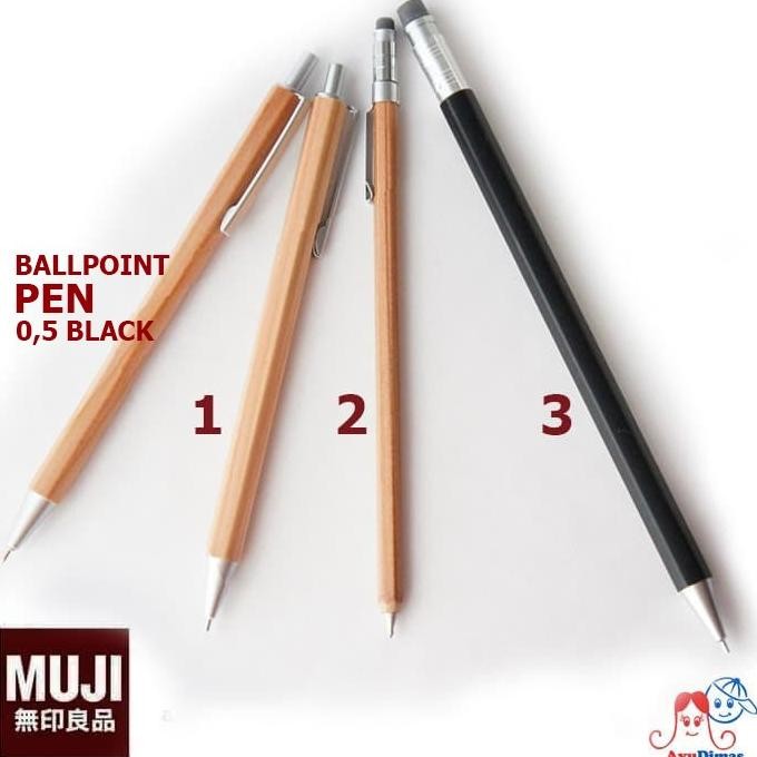 

Muji Wooden Hexagonal Mechanical Pencil Mini / pensil mekanik