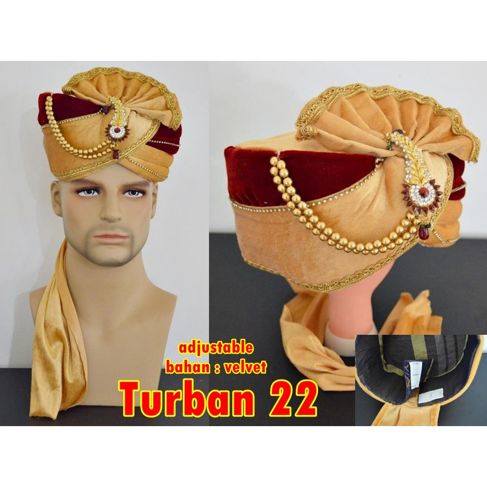 Topi Sorban/Pengantin Pria India |x5akKeKz|