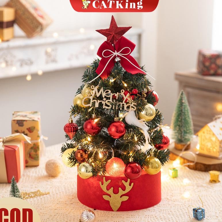 CATKingPohon Natal Hadiah Natal Hadiah Natal Dekorasi Natal Pohon Natal Mini
