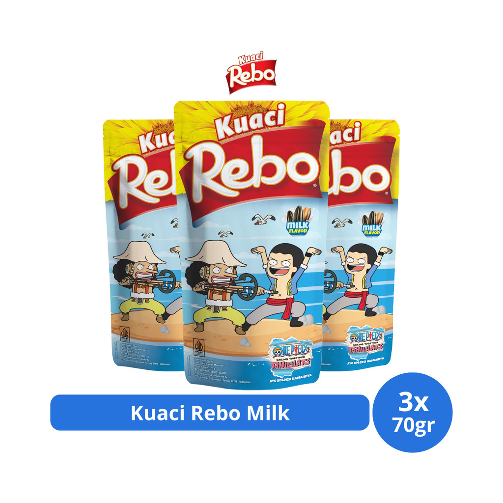 

Kuaci Rebo Milk 70gr x 3 pcs