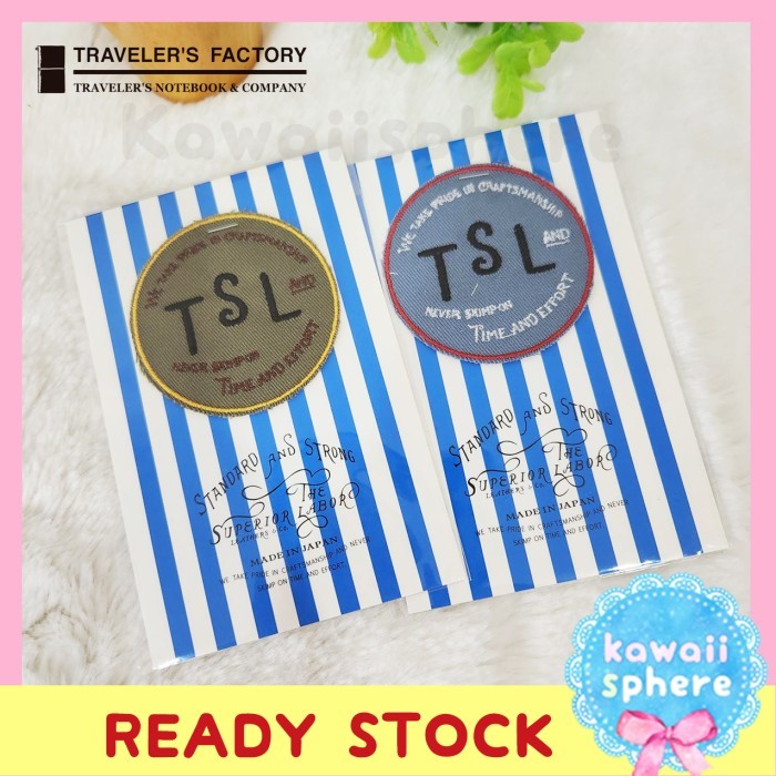 

The Superior Labor Circle Patch Made in Japan TSL Patch Embriodered Round Ready Handcarry Jepang