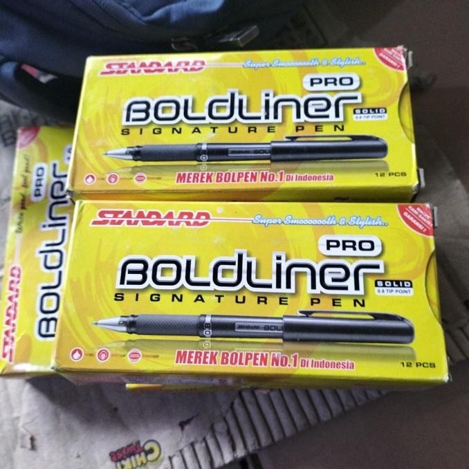 

TERMURAH - Pulpen Standard Boldliner PRO 0.8 ( BIRU )