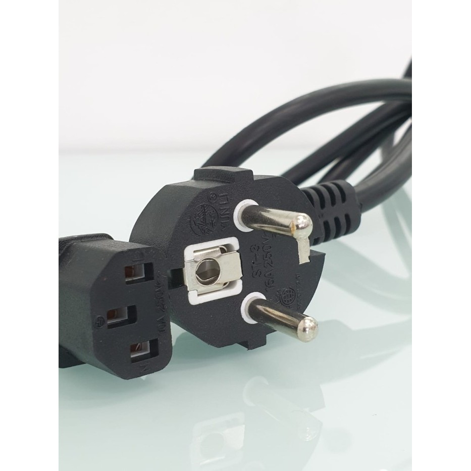 KABEL POWER CORD AC 16A 250V UPS/PSU MINING/CPU MONITOR 1,8m 3 x 1,5mm MURAH