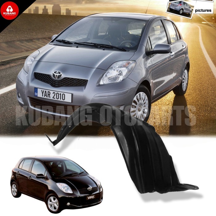 Yaris 2006 - 2012 Inner Liner Fender Spatbor Depan Toyota Yaris