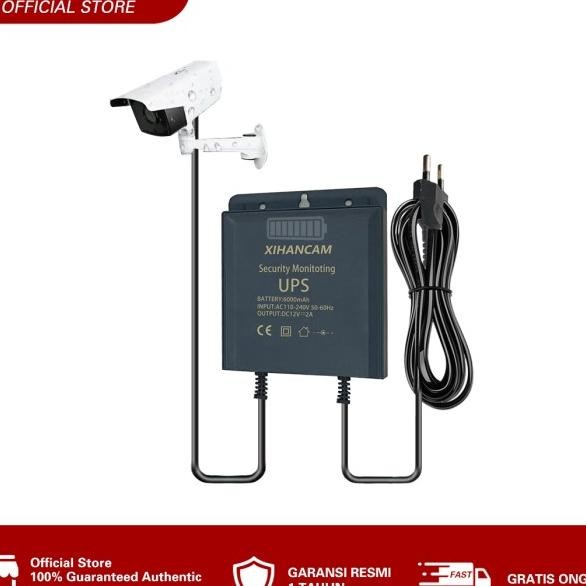 Xihancam Ups Ni Travel Adaptor Cctv Baterai Internal Dc 12V 2A