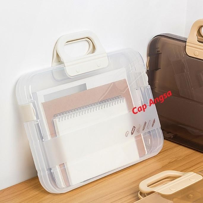 

NEW MAP TRAVEL DOCUMENT FILE FOLDER ORGANIZER A4 HARDCASE ANTI DEBU BERKAS