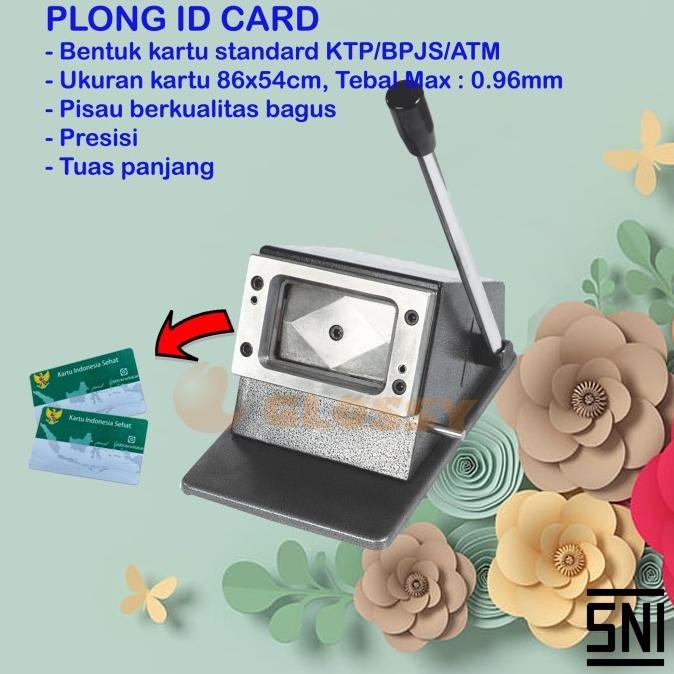 

Plong ID Card PVC Card Cutter Standard Kartu Member