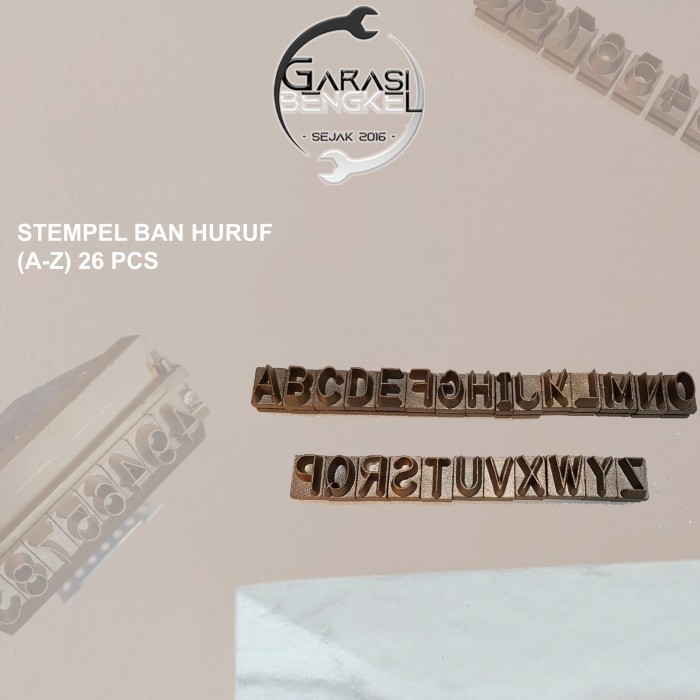 

Stempel Ban Huruf (15674) A-Z (26pcs)