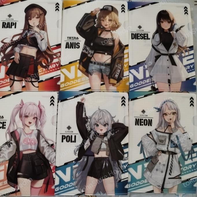 

BEBAS ONGKIR - Nikke X FamilyMart A5 Clear File (Ver. 2)