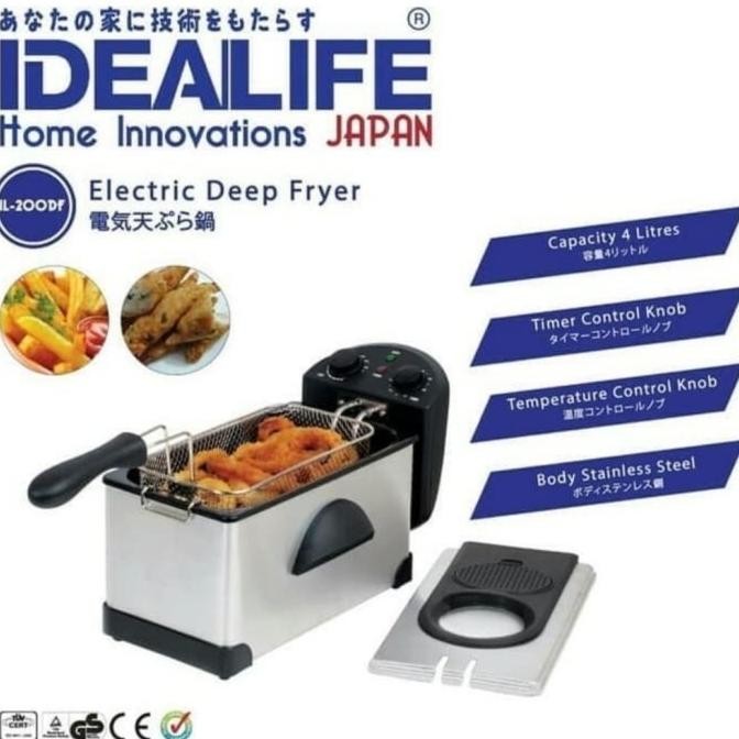 

TERSEDIA IDEALIFE IL-200DF - MESIN PENGGORENGAN LISTRIK / ELECTRIC DEEP FRYER