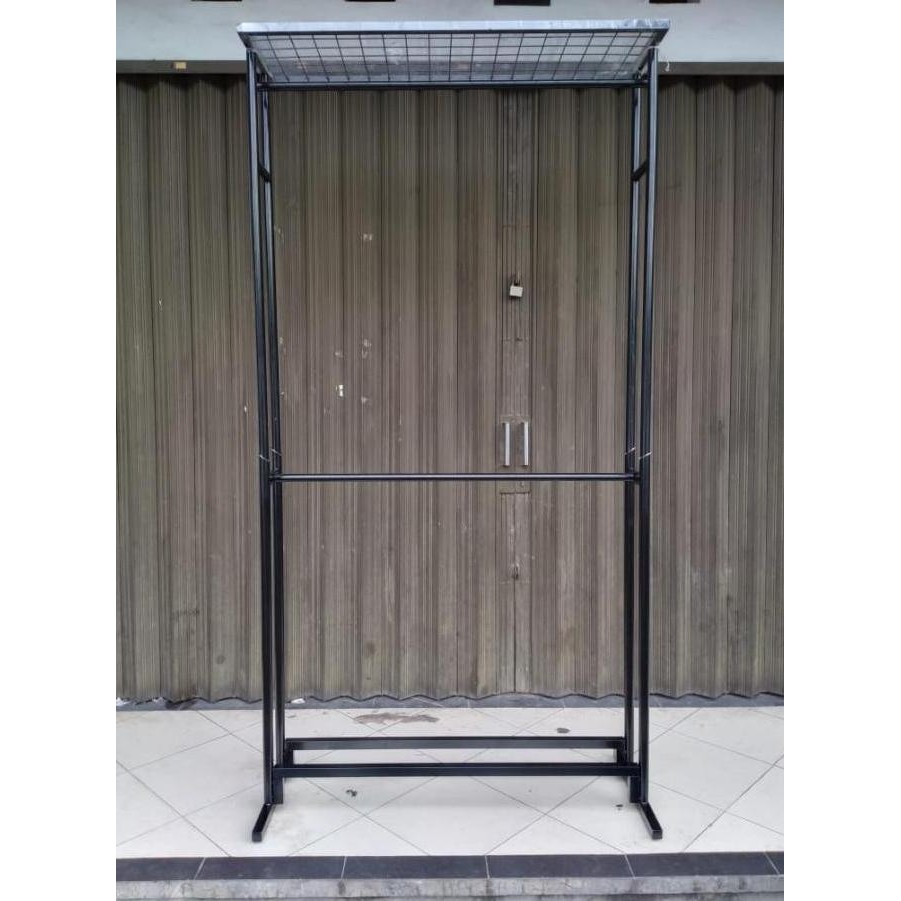 GAWANG BAJU 2 TINGKAT - GAWANG BAJU DARI BESI - TINGGI 2M 1411T