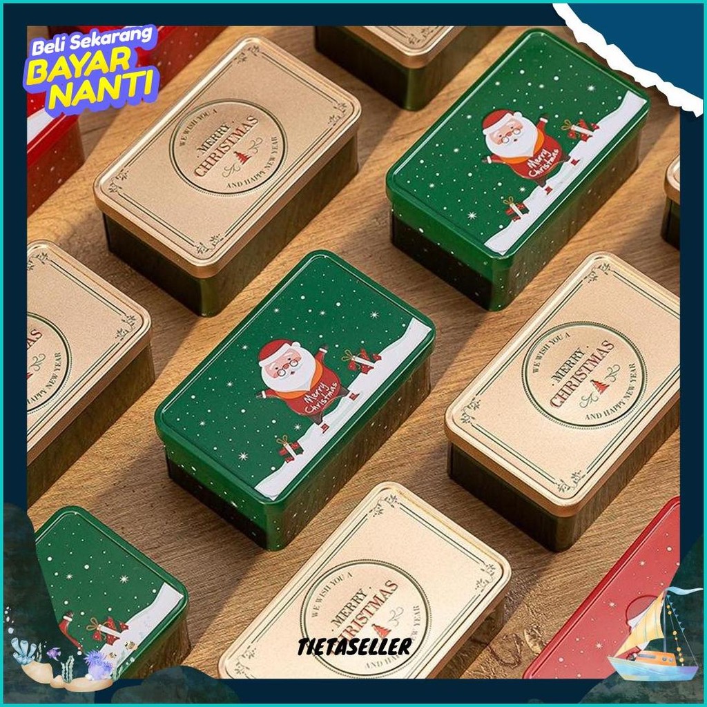 

2024Cm - Kaleng Mini Cookies - Kaleng Cookies Best Wishes - Kaleng Hadiah - Kaleng Biskuit Permen Xmas - Scoop Kotak Natal Tin Box Kaleng Kilat