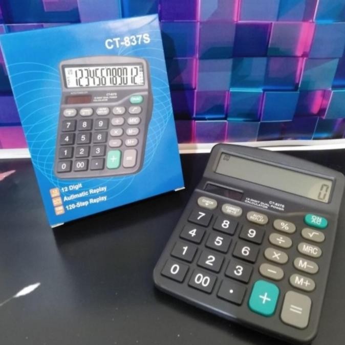 

TERSEDIA KALKULATOR CHECK & CORRECT CT-837S 12 DIGIT - CALCULATOR MEJA CT837S