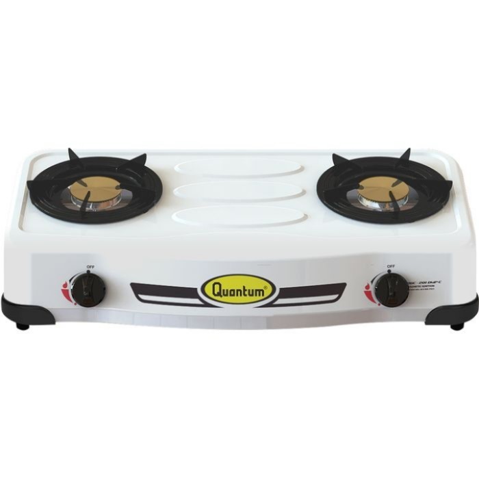 QUANTUM Kompor Gas 2 Tungku / Kompor Masak QGC-201DMPC Paket Hemat