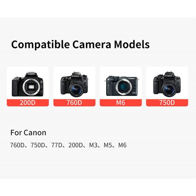 Kingma Type C Usb Dummy Battery For Canon Lp-E17 Power Bank Adapter