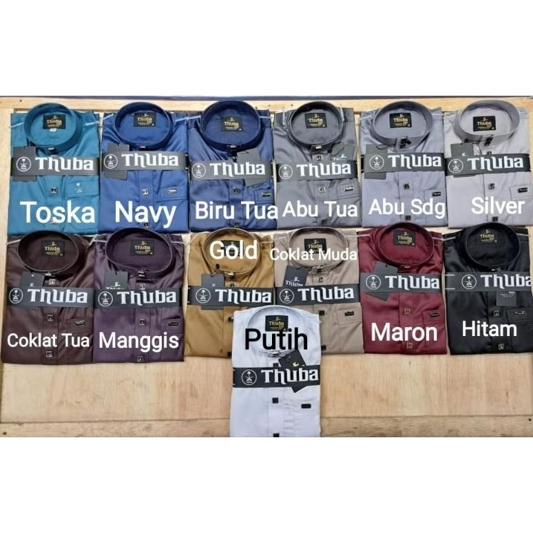 JUBAH THUBA KIDS  atau THUBA ANAK DAN REMAJA MODEL POLOS